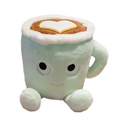 China Super Hot Selling Soft Stuffed Plush Toy Girls Gift Green Pink Milk Tea Milk Tea Cute Plush 20cm Baby Soft Stuffed Plush Toy for sale