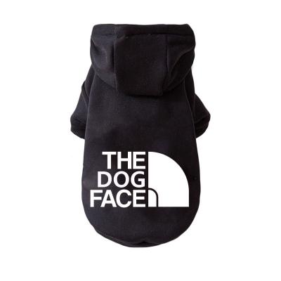 China 2021 Hot Selling Pet Fashion Viable Clothes And Accessories Dog Jacket Clothes Hoodie Dog Face Coat Clothes for sale