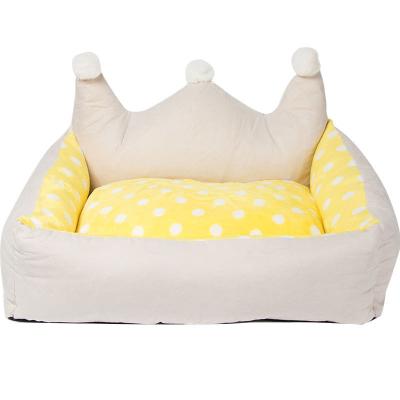 China Viable Manufacturer Wholesale Warm Soft Cat Mats Accessories Pet Dog Rectangle Sofa Bed for sale