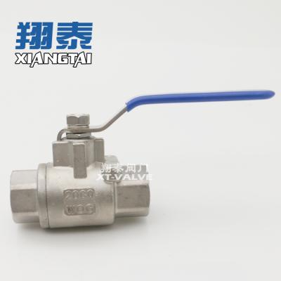 China Hot Selling High Pressure Stainless Steel Design Stainless Steel Ball Valve 2pc 2000wog Castings for sale