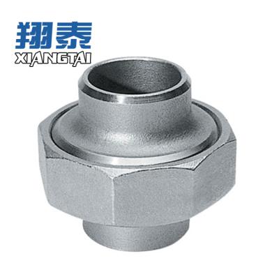 China Hot Selling Professional Stainless Steel Side Design Stainless Steel Welding Union Fittings for sale