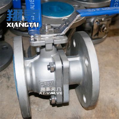 China General Stainless Type Ball Valve Valves 2pc DIN Flange Type Steel Floating Type for sale