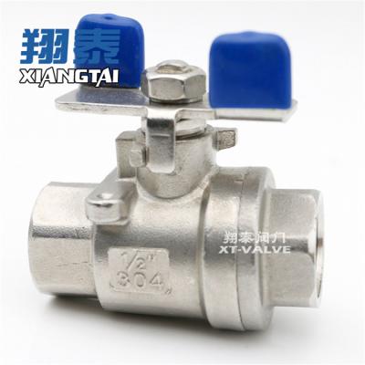 China Hot Tensioning Stainless Steel Products Stainless Steel Valve 2pc Ball Valve With Handle for sale