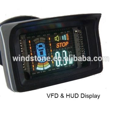 China Car VFD HUD Display Parking Sensor System Rear VFD Parking Sensor 4 Sensors For New Drivers Parking Safety for sale