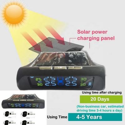 China Metal and Plastic Solar Power LCD Display Car Radio 433.92 MHz GMC Auto Tire Pressure Monitor for sale