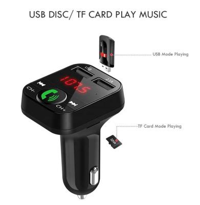 China CAR CHARGER Car Kit Handsfree Wireless BT FM Transmitter LCD MP3 Player USB Charger 2.1A Hands Free for sale