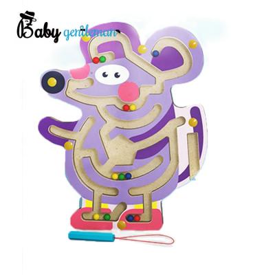 China 2021 Hot Selling Solid Wooden Plywood+ Wooden Animals Shape Maze Toy Z11099H for sale