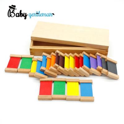 China Fashion superior preschool baby montessori solid color wooden wooden tablets for wholesale Z12028F for sale