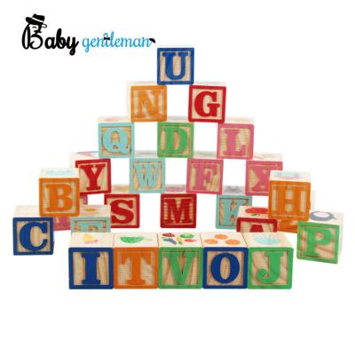 China Construction Toy Wooden building block colorful toddler educational set toy wooden building block for children Z13231A for sale