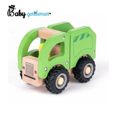 China Top Selling Educational Model Toy Solid Wood Wooden Car For Children Z04446A for sale