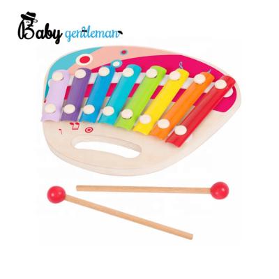 China Top Selling Educational Instrument Xylophone Solid Wood Wooden Toy For Toddlers Z07083C for sale