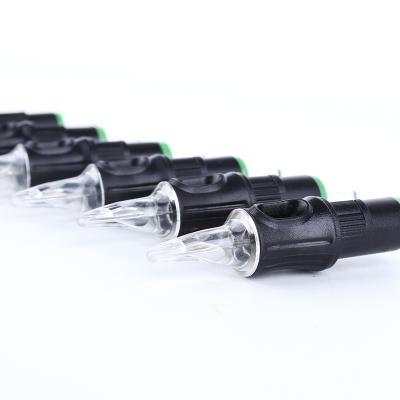 China Bugpin permanent tattoo makeup needle cartridges and hollow point power cartridges tattoo black cartridge needles for sale