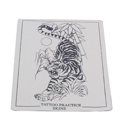 China High Quality Body Yilong Tattoo Permanent Make Up Practice Skin, Tiger Image-40g for sale