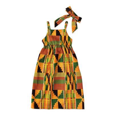 China Washable Fashionable Kids Skirts Summer Girls African Bohemian Style Dresses INS Children's Clothing for sale