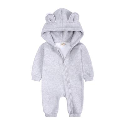 China New Baby Winter Autumn Cotton Onesie Fashion Newborn Jumpsuit Unisex Multi Style Polyester/Zipper Comfortable Infant Romper for sale