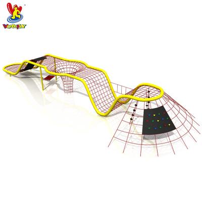 China Amusement Park Plastic Outdoor Rope Climbing Equipment Playground Playground Net for sale