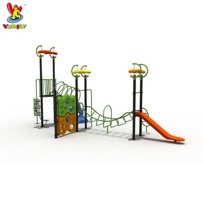 China Imported LLDPE +galvanized Steel Pipe Combine Climbing Kids Plastic Slide Playsets Outdoor Playground Equipment For Amusement Park for sale