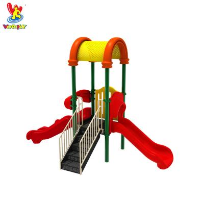 China Imported LLDPE +galvanized steel pipe children's slide outdoor preschool playground equipment for South Africa for sale