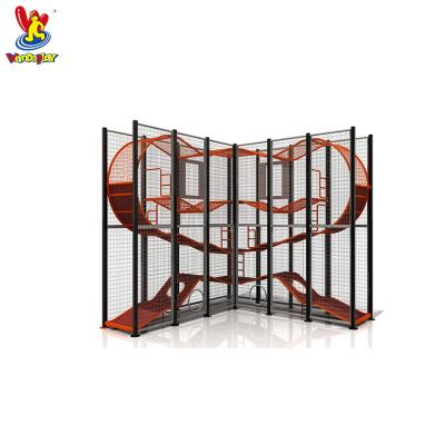 China LLDPE+Galvanized Steel Pipe Outdoor Playground Kids Cage Climbing Play Equipment for sale