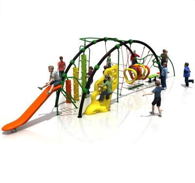 China Outdoor Park Kids Slide Plastic Teenager Playground Equipment for sale