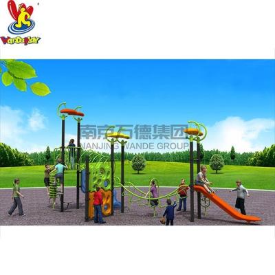 China Park Amusement Kids Park Slide Plastic Outdoor Playground Climbing Equipment for sale