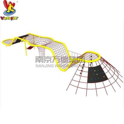 China Park Children Large Playground Used Outdoor Playground Equipment Climbing Rope Net for sale