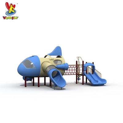 China Outdoor Park Children Play Tunnel Playground Equipment With Slide for sale