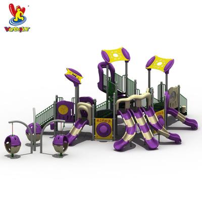 China Large Commercial Slide Park Outdoor Playground Equipment Plastic Kids Outdoor Playground for sale