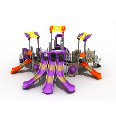 China Outdoor Plastic Park Toys Slide Outdoor Playground Sport Amusement Park for sale