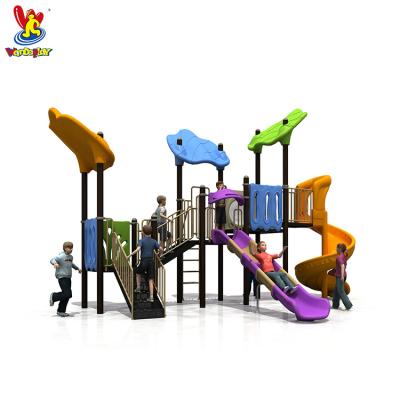 China PE Navigation Theme Amusement Park Kids Games Play Set Commercial Outdoor Plastic Slide Playground Equipment For Theater Home for sale