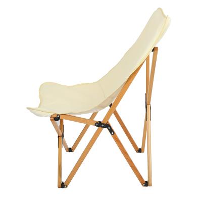 China Folding; Ultralight Outdoor White Leisure Butterfly Camping Beach Solid Wood Folding Chair Folding Chair for sale