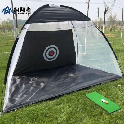 China Sunscreen 3M Outdoor Golf Practice Net Folded Golf Training Net Into Golf Training Aids for sale