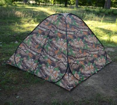 China Camouflage aoxiangzhe single layer automatic 3-4 people fold quick open camping single layer tent for sale