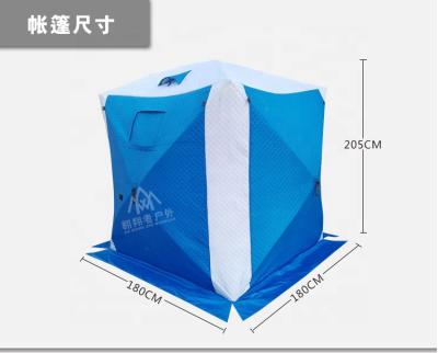 China Camouflage Game QuickFish 3 Eskimo Portable Ice Shelter / Field Fishing Hut Automatic Ice Fishing Tent for sale