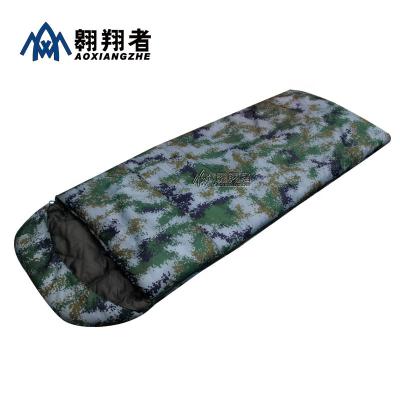 China Foldable Wholesale Digital Outdoor Camping Camouflage Military Sleeping Bag For Backpacking Hiking for sale