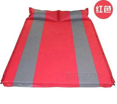 China Self Inflating Pad Sleep Pad Outdoor Inflatable Beach Mat With Pillow for sale