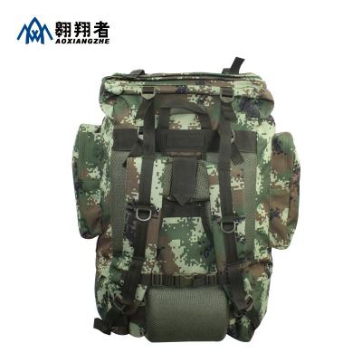 China Large Capacity Camouflage Backpack 80L Backpack Mountaineering Bag Camouflage Backpack Digital Outdoor Carrying for sale