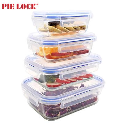 China Airtight Glass Freshness Preservation Food Storage Containers With Lid for sale