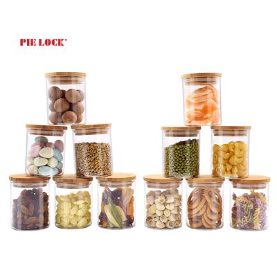 China Best Viable Selling Sugar And Coffee Storage Jar 12 Set Of Glass Food Storage Hot Jar Products for sale