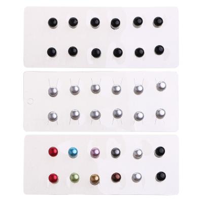 China 12pcs Hijab Pearl Metallization Brooch Luxury Hijab Accessory 12pcs Hijab Metallization Pearl Pin Hijab Clip Safe Strong Magnetic Hijab Clip No Hole Pins Magnet Brooches for sale