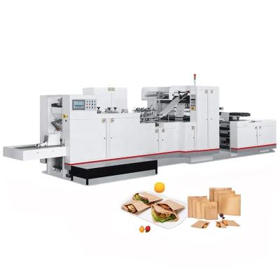 China Garment Stores Covers Shopping Feeding Paper Bags Making Machine Small Khaki Baking Paper Bag Making Machine for sale