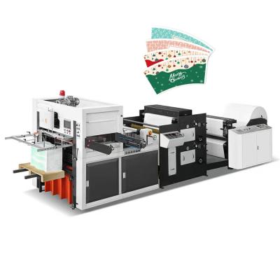 China Garment Shops High Quality Automatic Paper Cup Printing Die Cutting Machine for sale