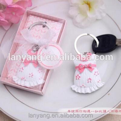 China Europe Key Chain Baby Dress Resin Baby Shower Favors New (BF964) for sale