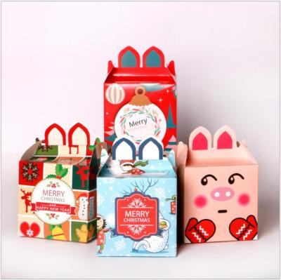 China Christmas Apple Packaging Box Christmas Eve Disposable Gift Box for sale