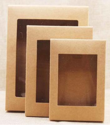 China Disposable Cookie Box With Window Paper Boxes Cardboard Cake Wedding Corsage Container Wedding Favor Box Packaging Lid for sale