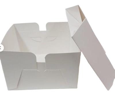 China Disposable white cake boxes with lids 8