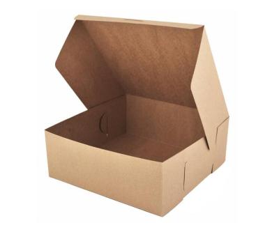 China Recycled Materials Non Kraft Cardboard Window Lock Corner Bakery Box, 10