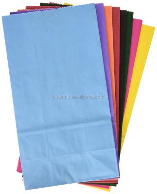 China Smart Recyclable School Flat Bottom Paper Bags - 6 x 11 inches for sale