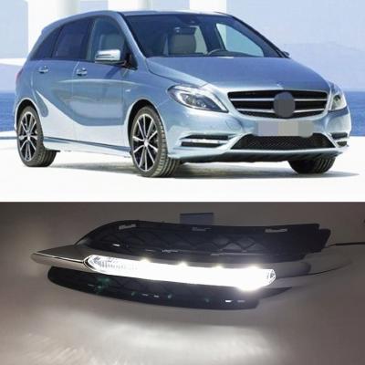 China Waterproof LED DRL Daytime Running Light Daytime Running Light Fog Lamp For Mercedes Benz B200 W246 B180 2011 2014 V61 for sale