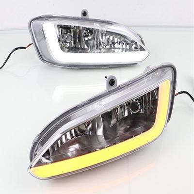 China LED DRL Daytime Running Lights Assembly Case For Hyundai Santa Fe IX45 2013 2014 2015 Replacements For Santa Fe for sale